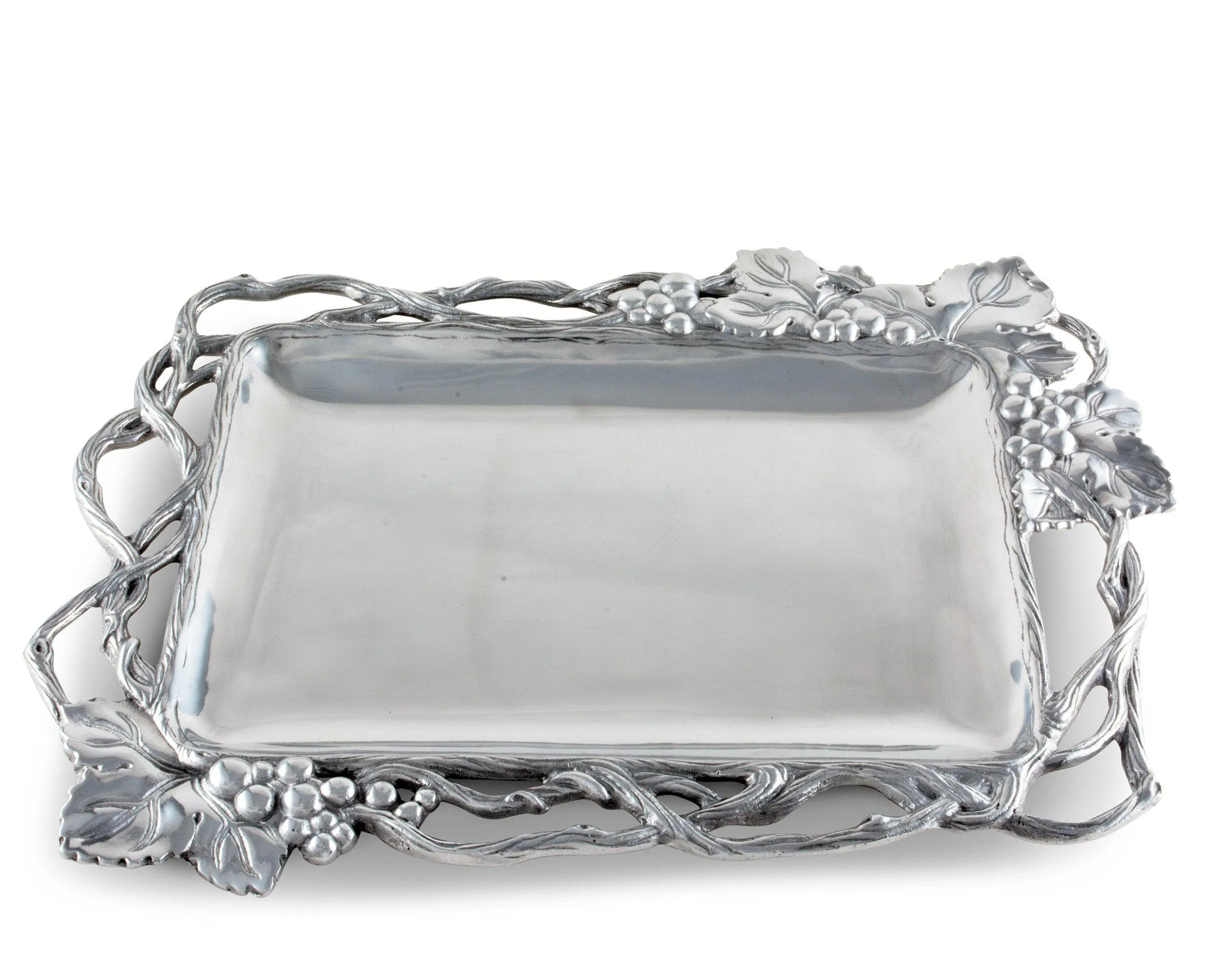 Arthur Court Grape Open Vine Rectangle Tray