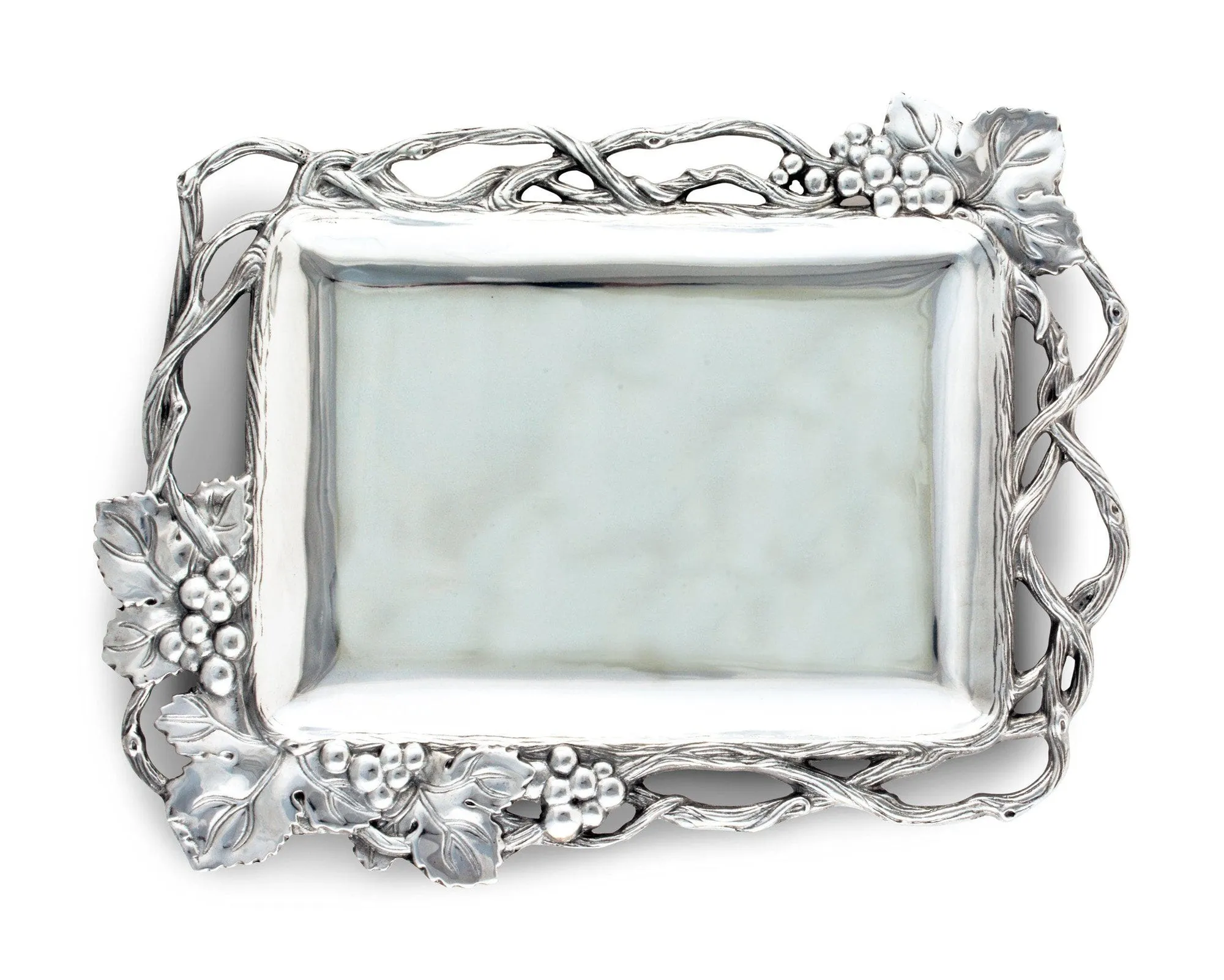 Arthur Court Grape Open Vine Rectangle Tray