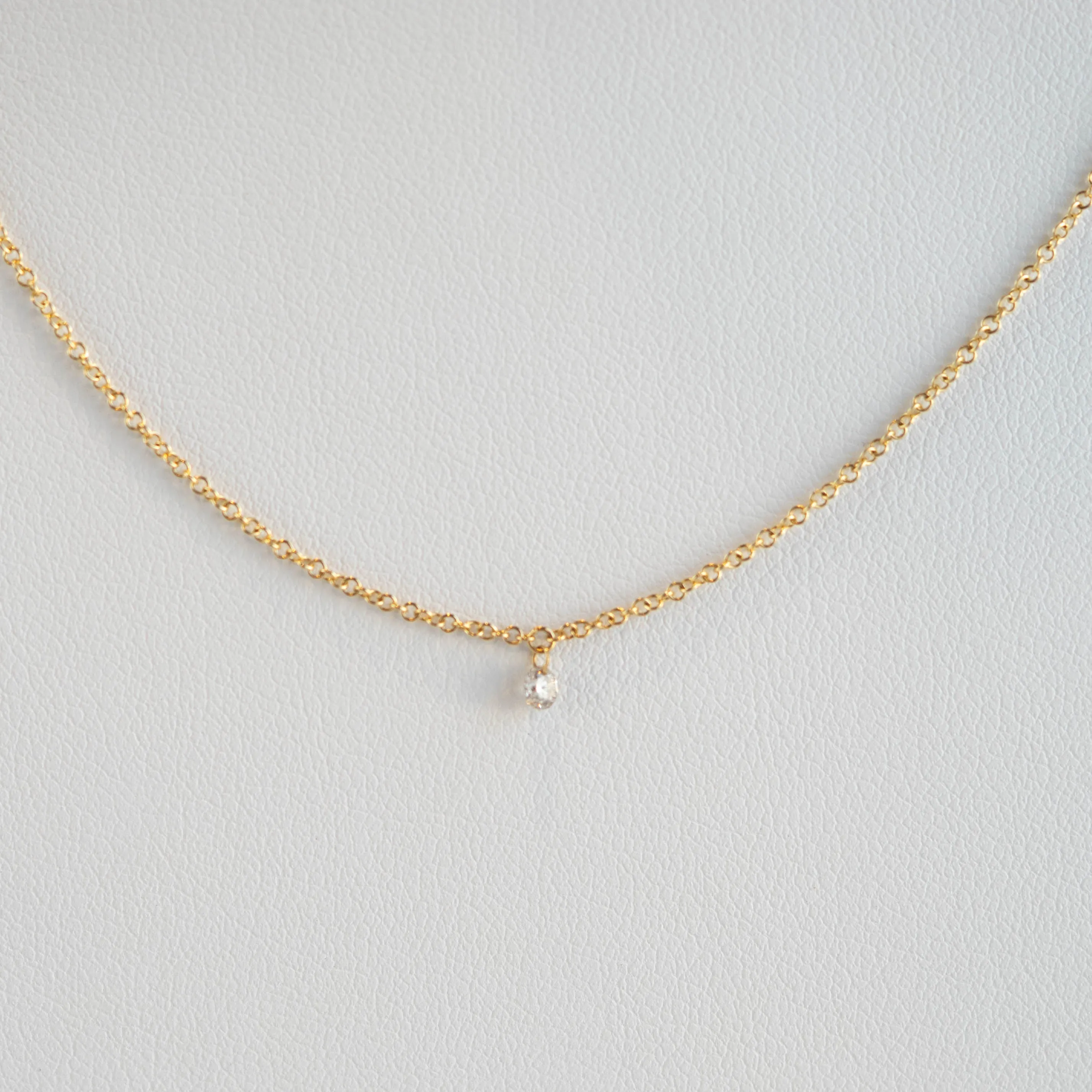 Athena Floating Diamond Necklace