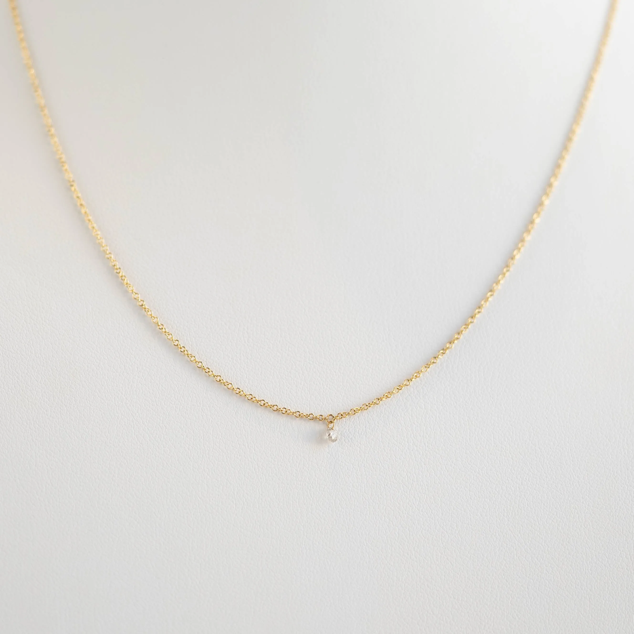 Athena Floating Diamond Necklace