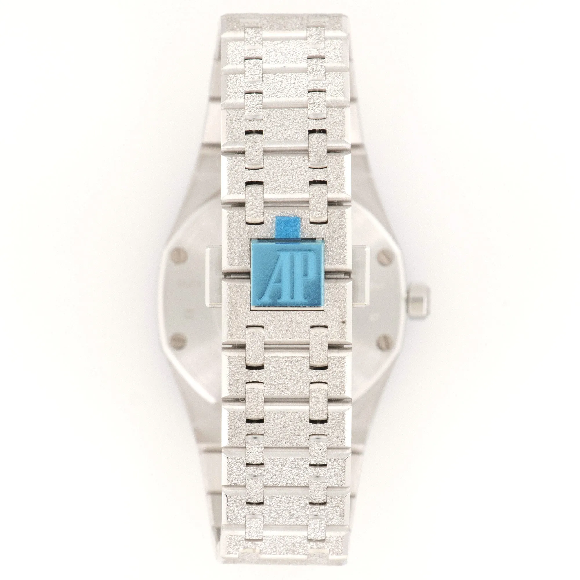 Audemars Piguet White Gold Frosted Royal Oak Watch