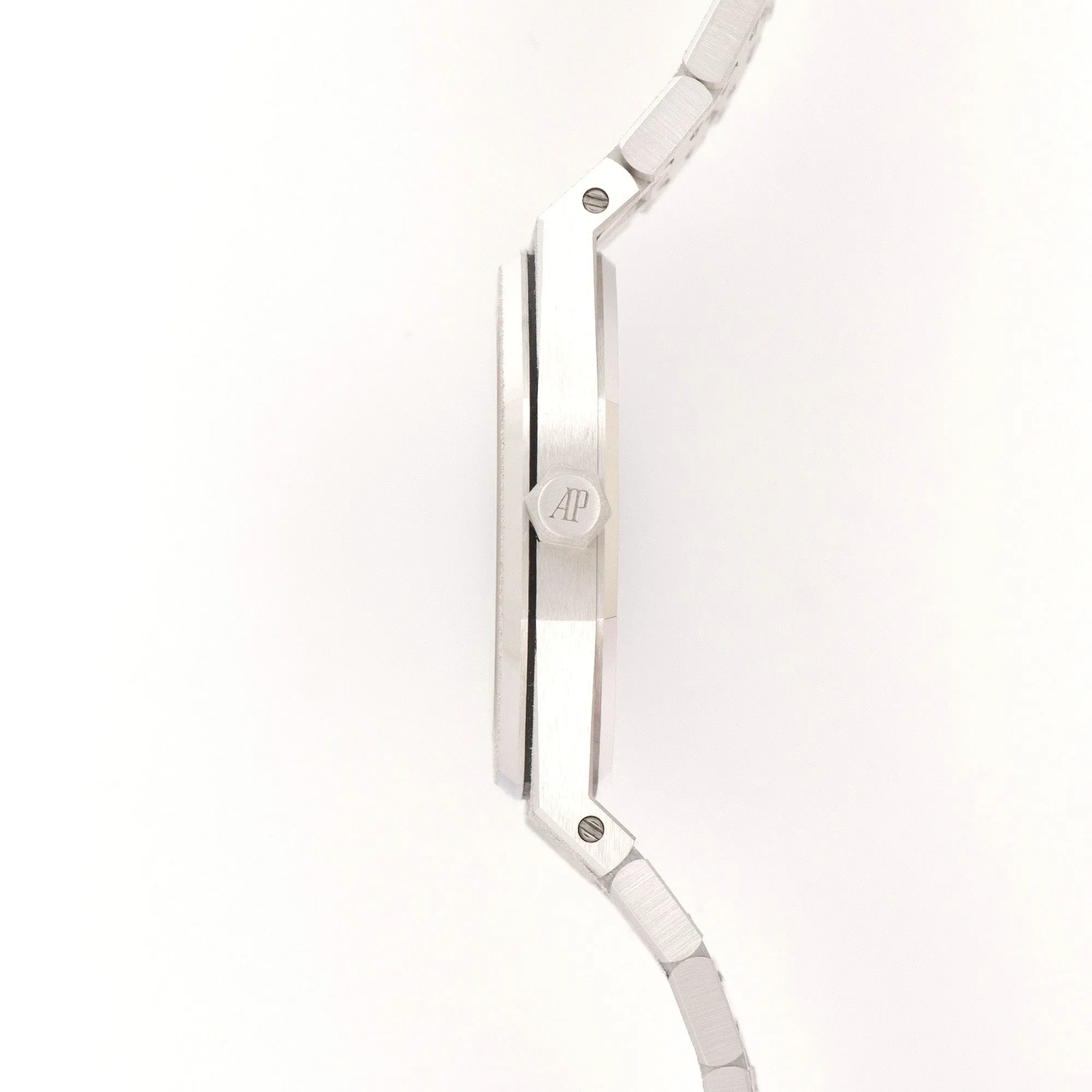 Audemars Piguet White Gold Frosted Royal Oak Watch