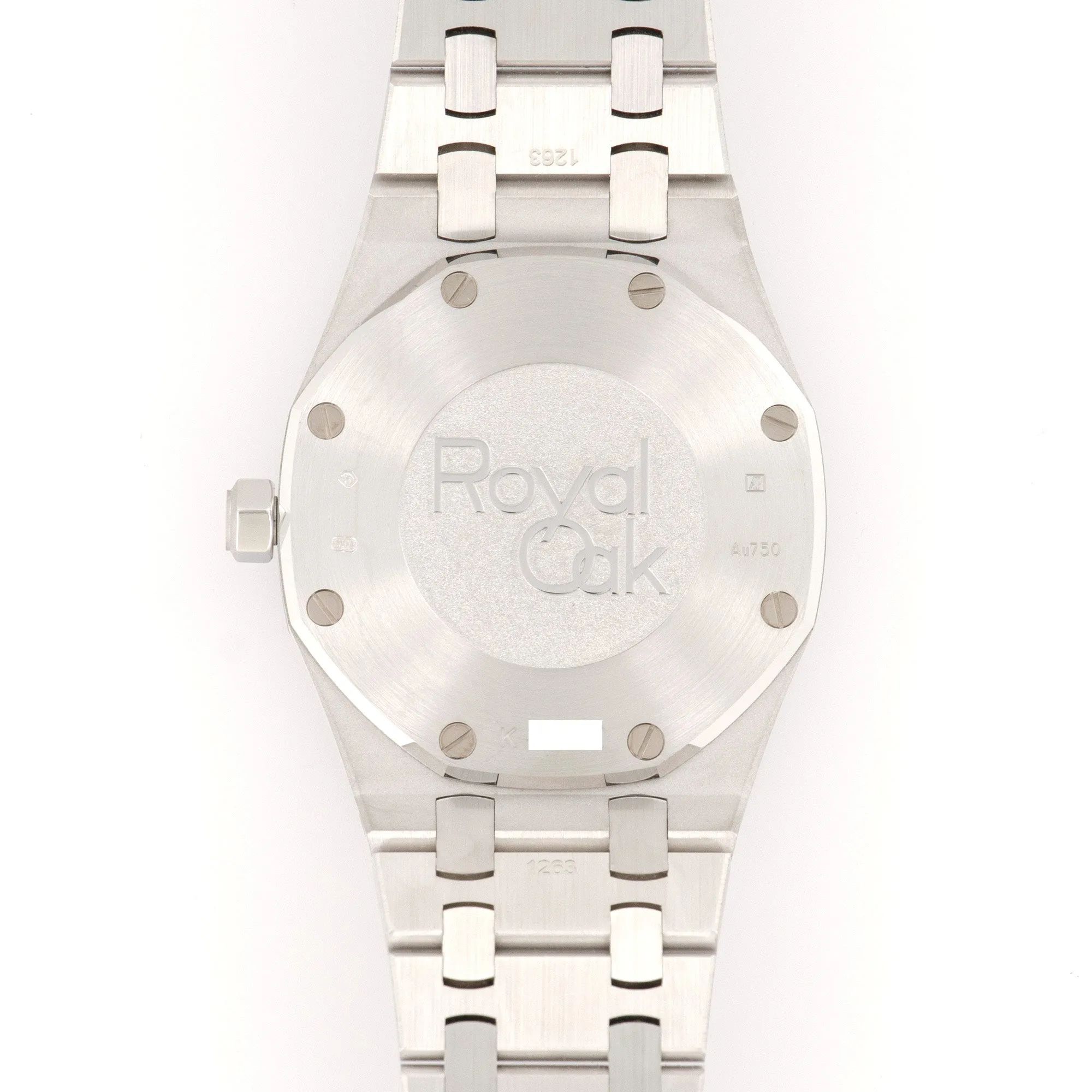 Audemars Piguet White Gold Frosted Royal Oak Watch
