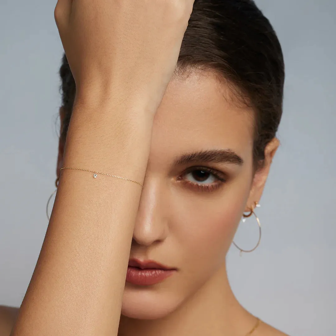 AURELIE GI Pirouette Floating Diamond Bracelet