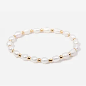 Avery Pearl Bead Bracelet