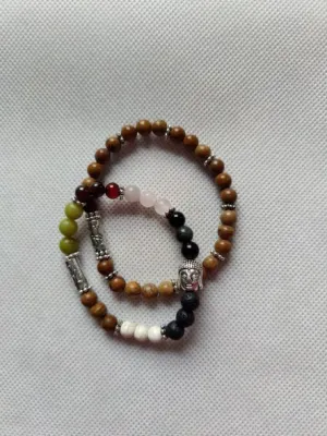 B #152  Chakra Bracelets 2 for one low price. Great Value!!