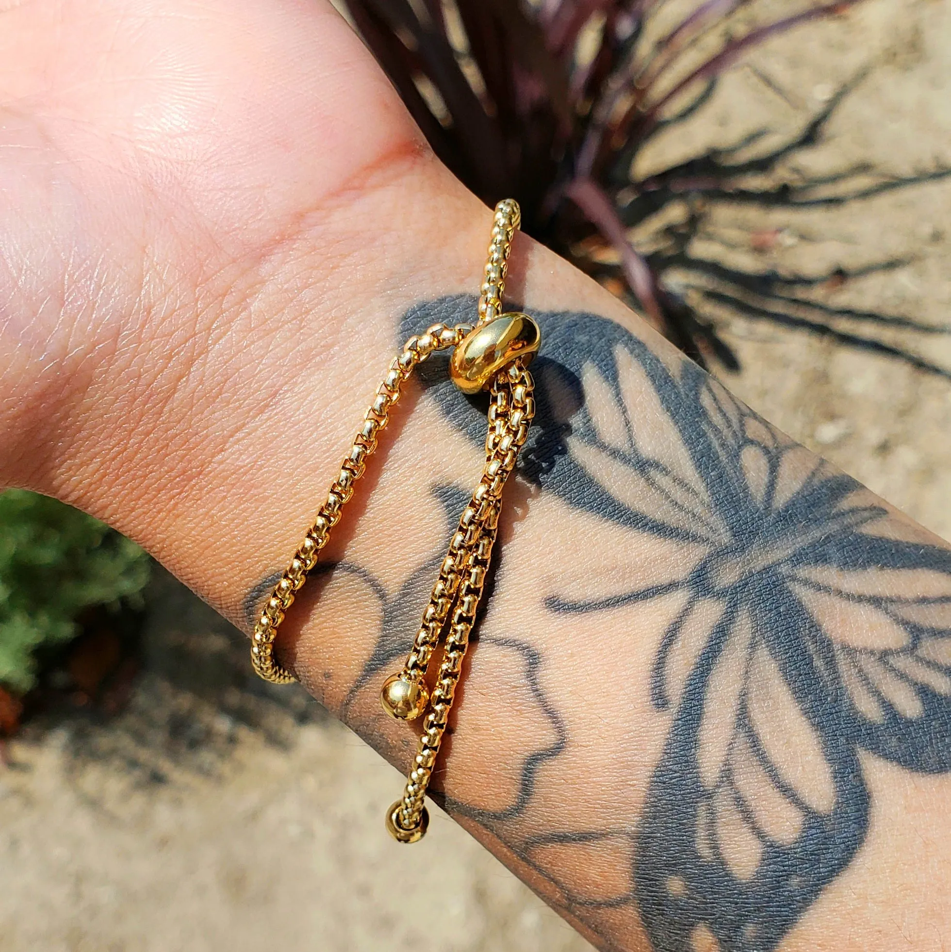 Baguette Diamond Eye Bracelet