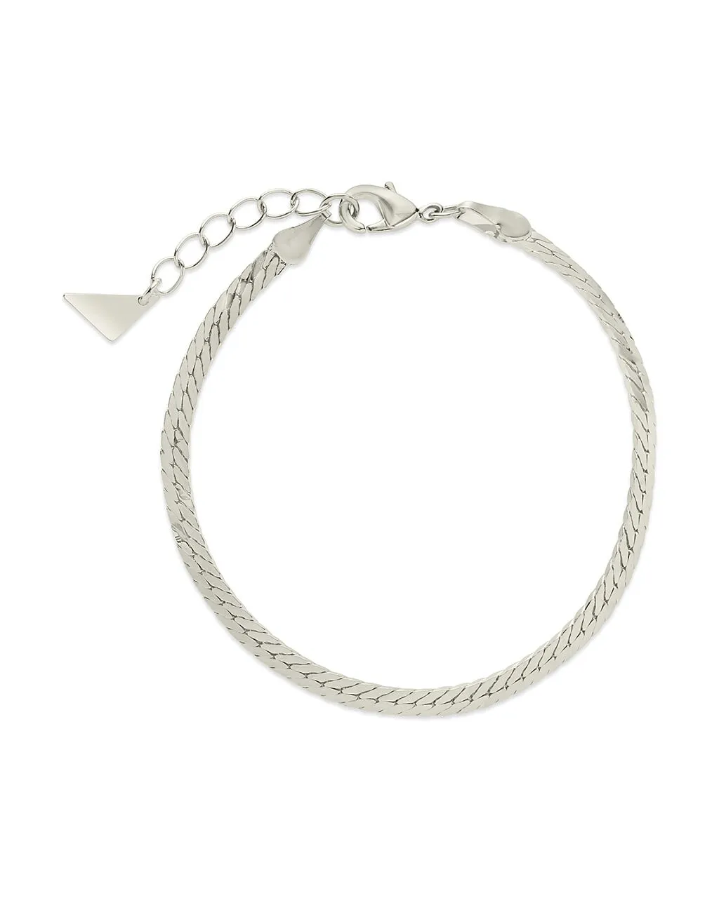 Bentley Flat Herringbone Chain Bracelet