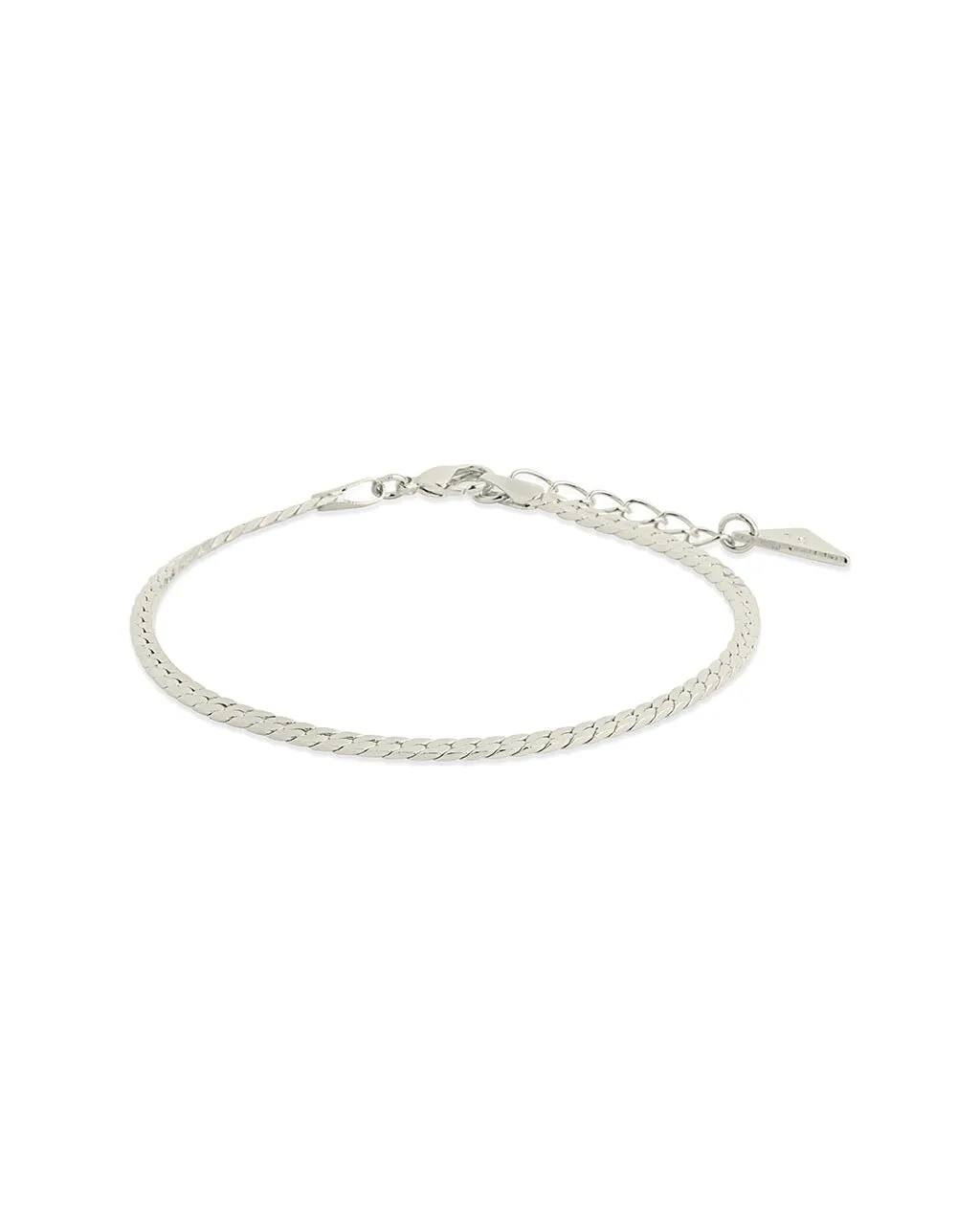 Bentley Flat Herringbone Chain Bracelet