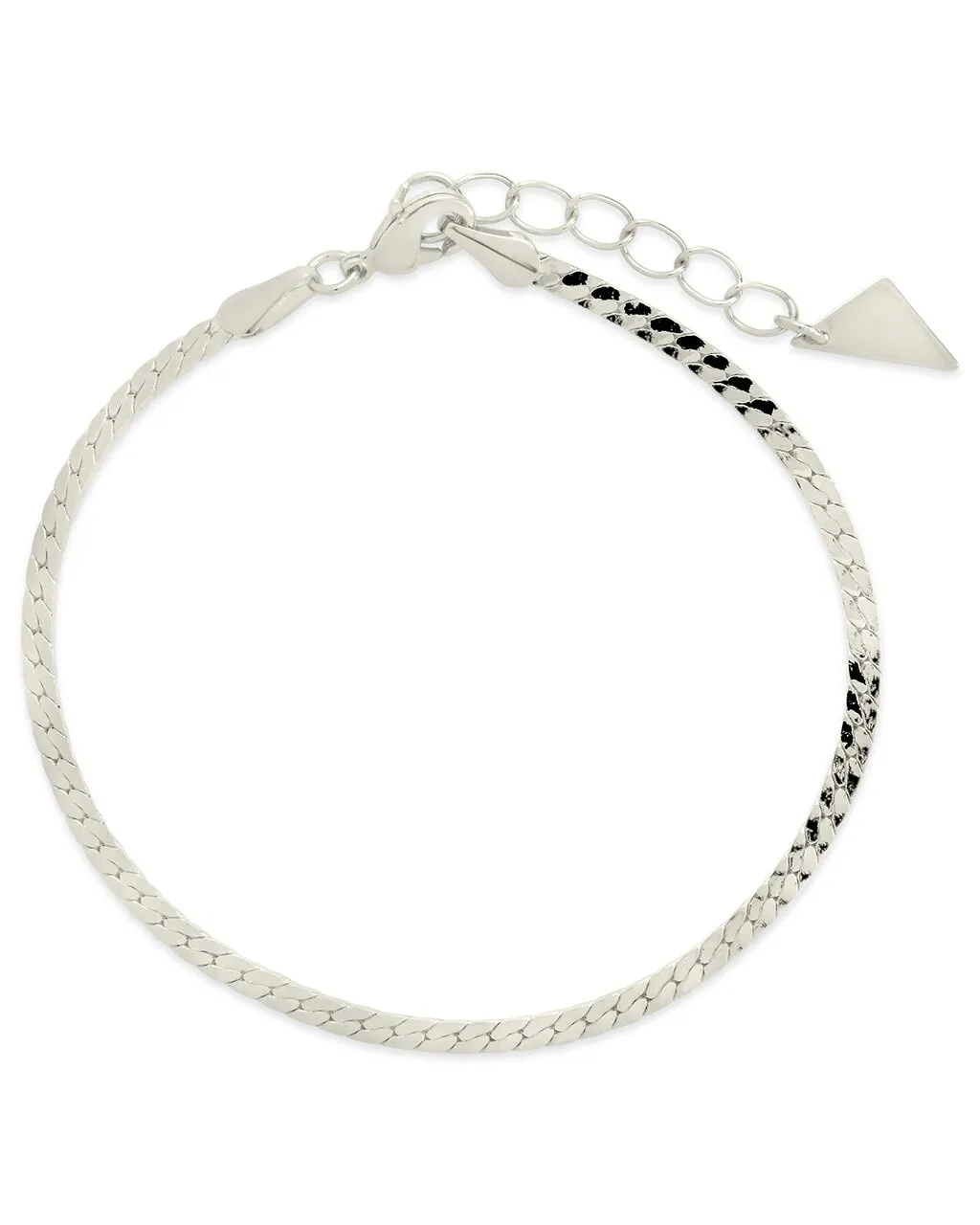 Bentley Flat Herringbone Chain Bracelet