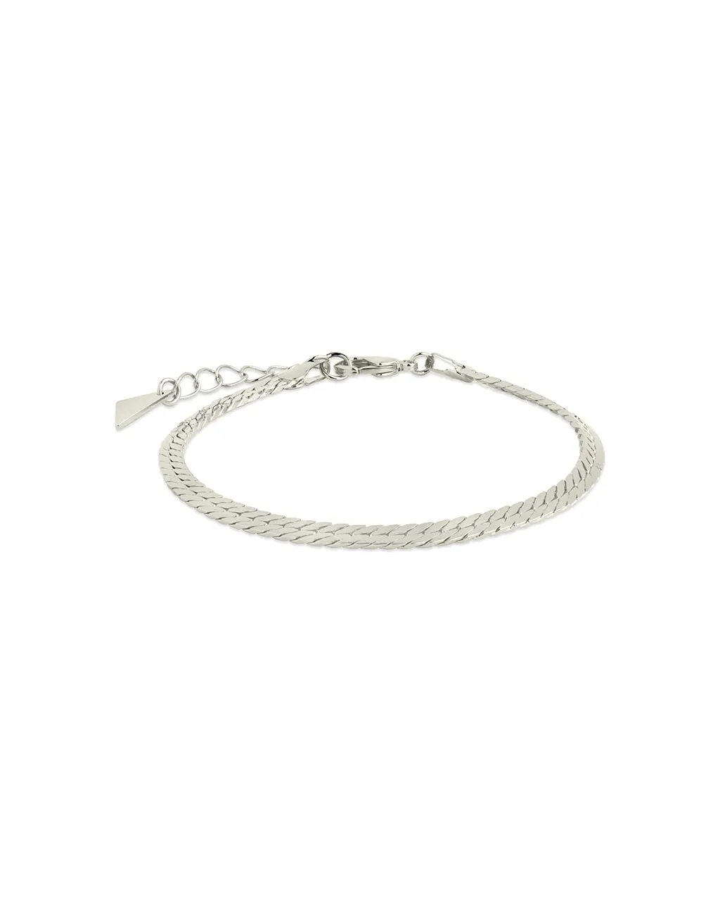 Bentley Flat Herringbone Chain Bracelet