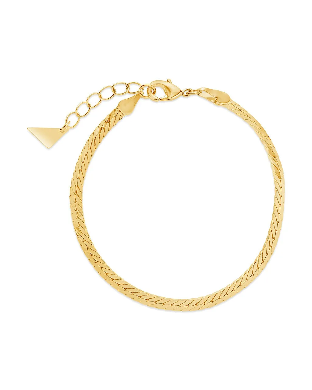 Bentley Flat Herringbone Chain Bracelet