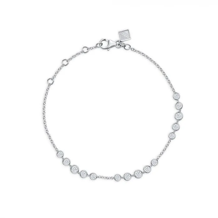 Birks Splash White Gold and Diamond Line Bracelet
