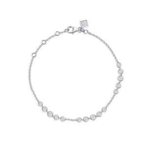 Birks Splash White Gold and Diamond Line Bracelet