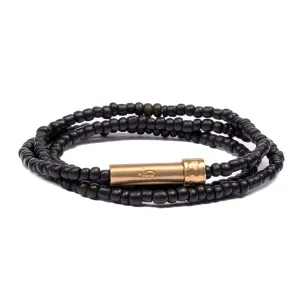 Black Seed Wrap Bracelet / Wish Necklace