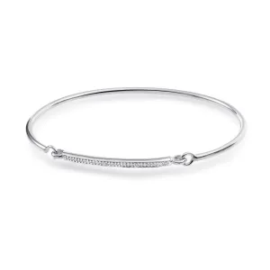Bling! Diamond Bar Bangle Bracelet