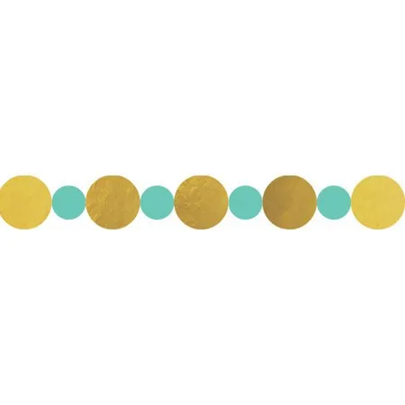 Blue and Gold Beads
