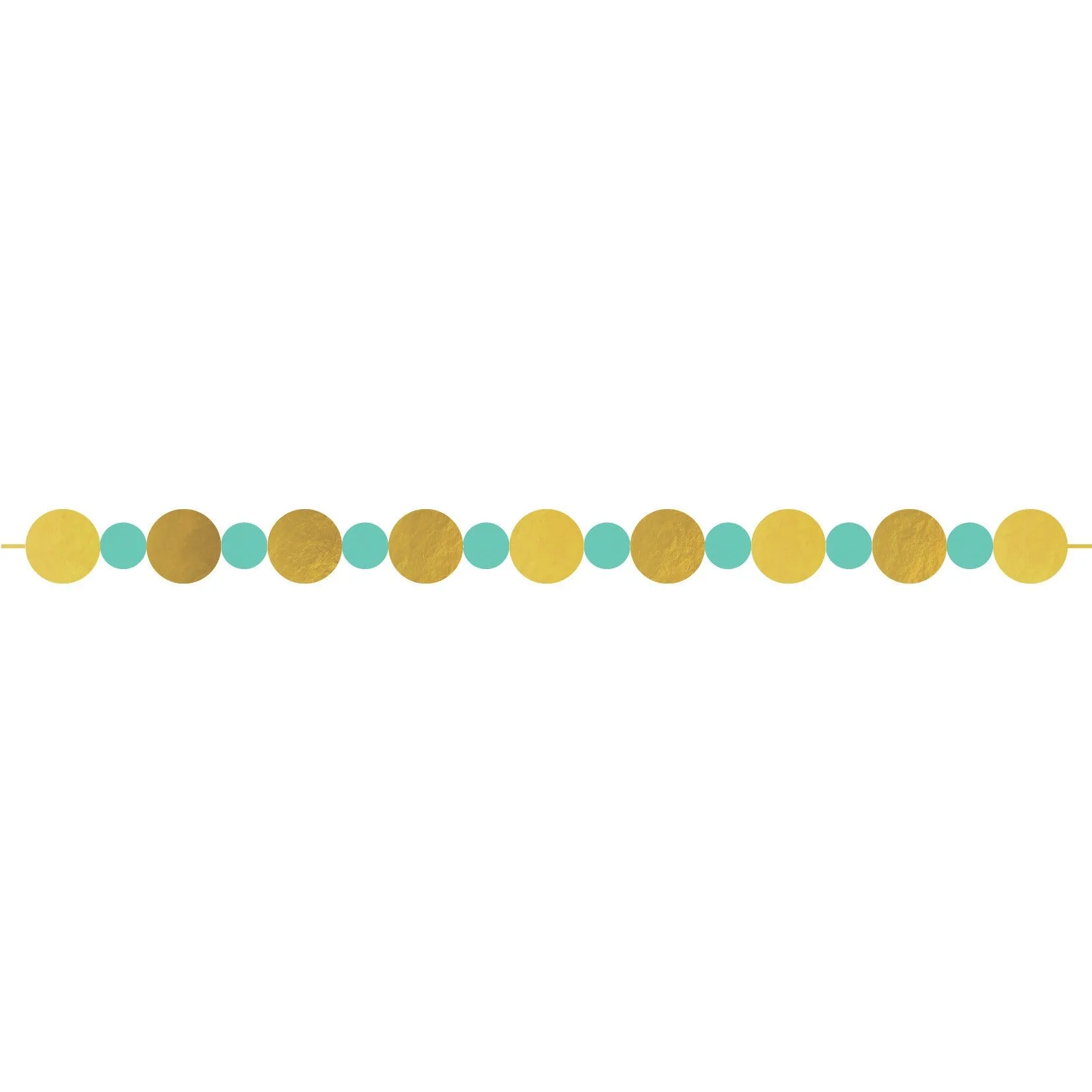 Blue and Gold Beads