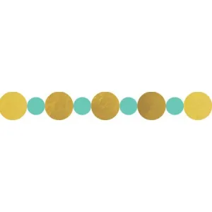 Blue and Gold Beads