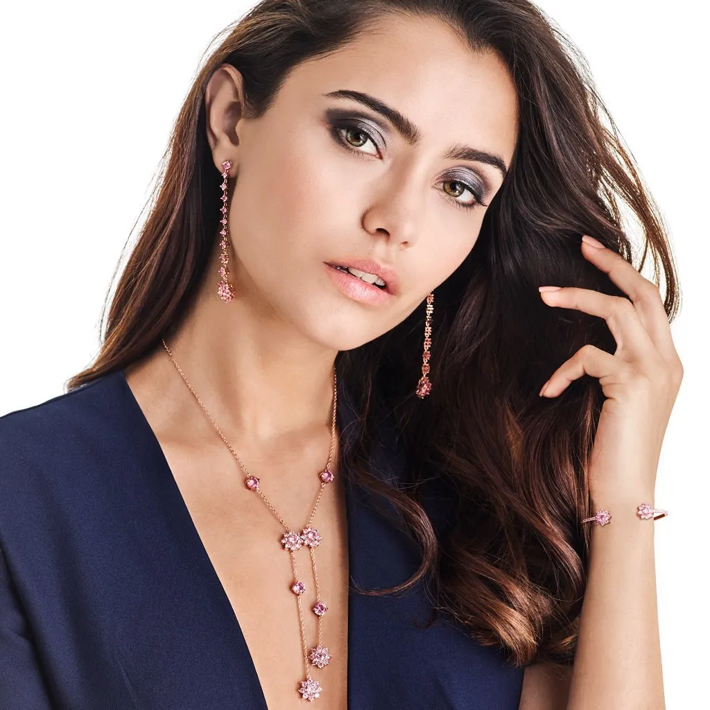 BOLOGNA-ROSE GOLD PINK CZ