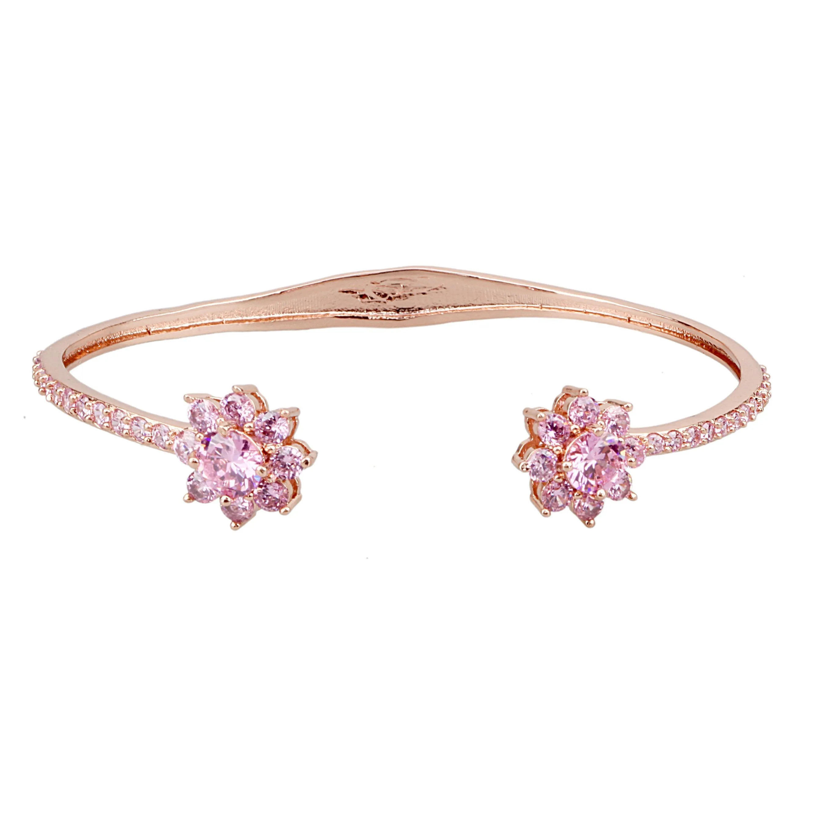 BOLOGNA-ROSE GOLD PINK CZ