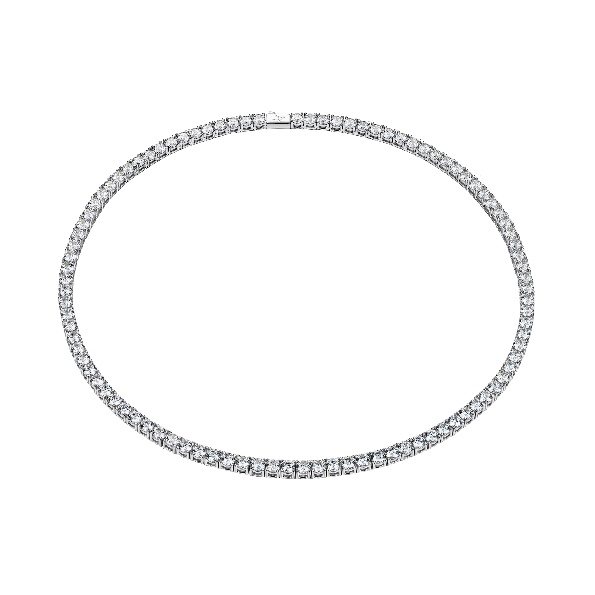 Brass Iced Tennis Chain - 5mm