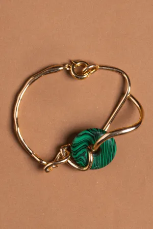 Cadmium Green Gold Bracelet