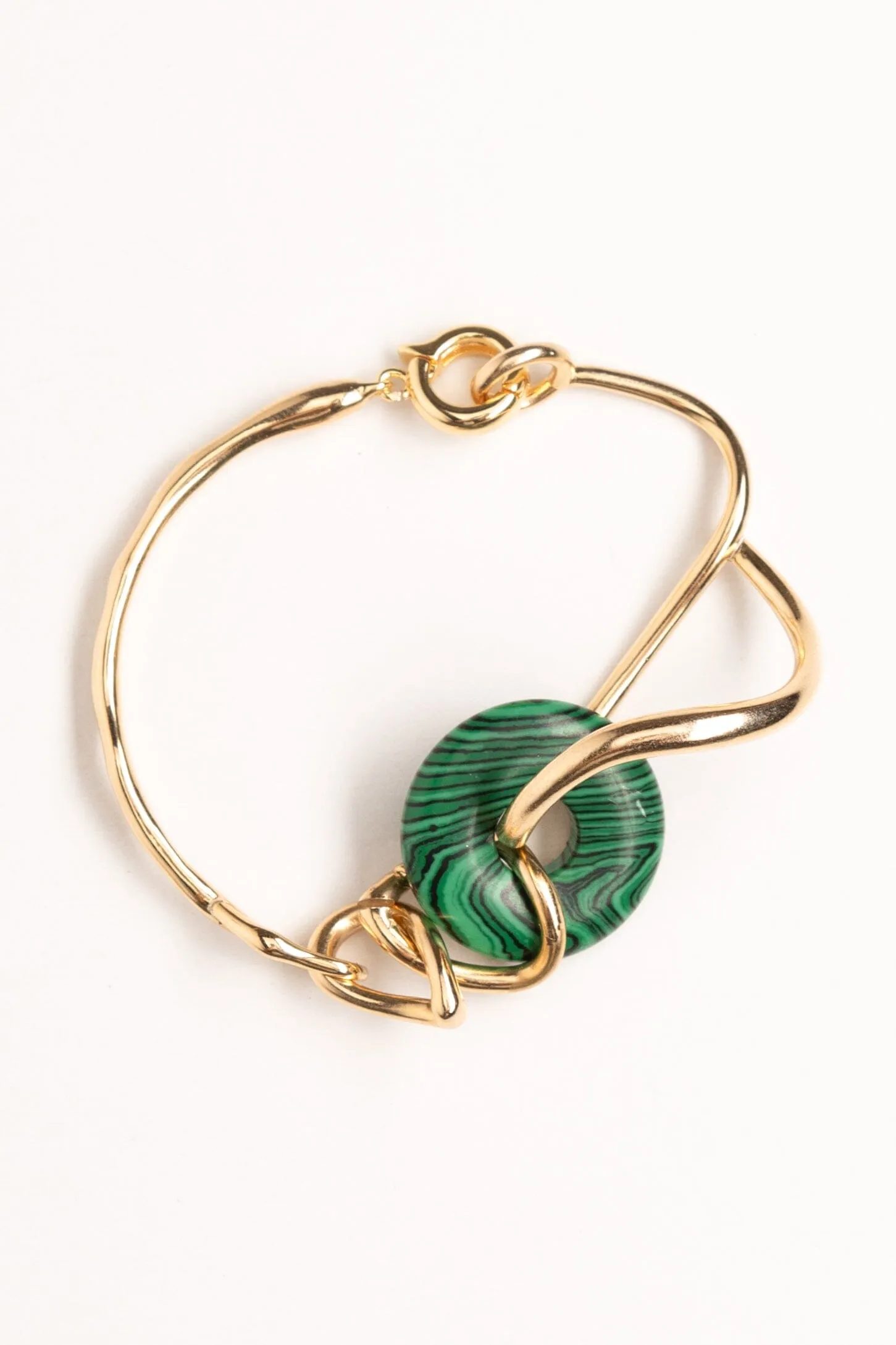 Cadmium Green Gold Bracelet