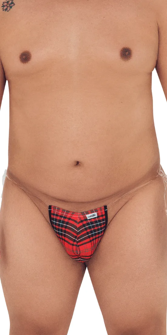 Candyman 99571x Invisible Micro G-string Red Prints