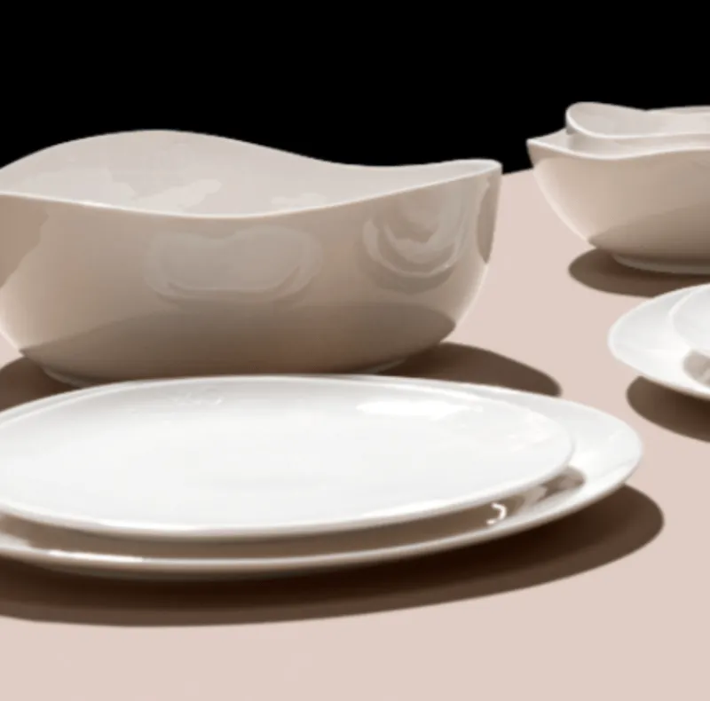 Carrol Boyes Dinner Plate Set Of 4 - Organic 0N-DP-ORG-W-4