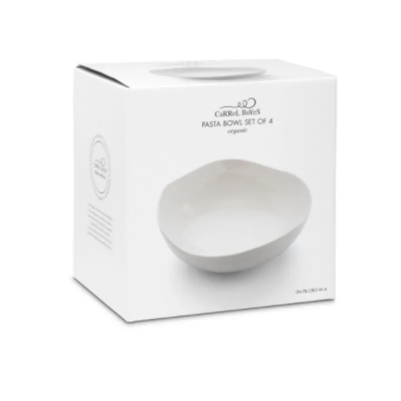Carrol Boyes Pasta Bowl Set Of 4 - Organic 0N-PB-ORG-W-4