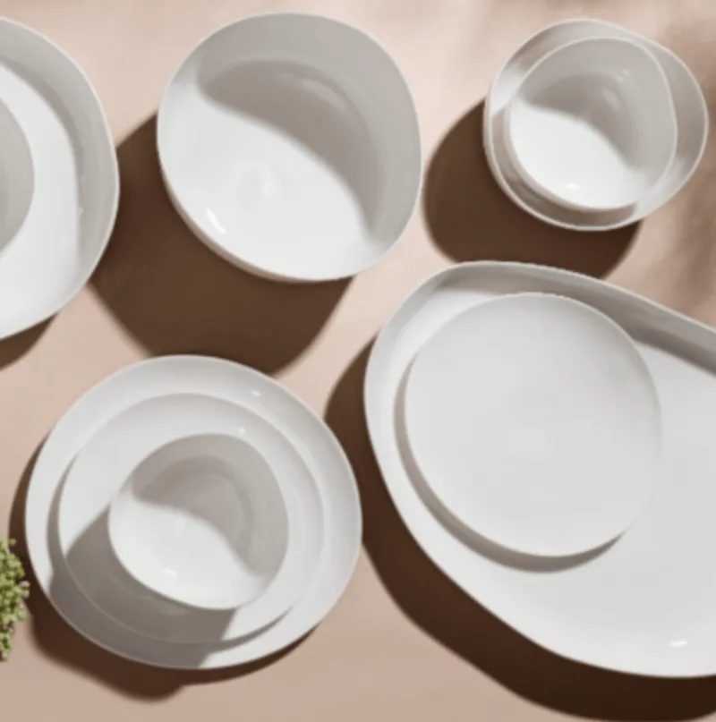 Carrol Boyes Pasta Bowl Set Of 4 - Organic 0N-PB-ORG-W-4