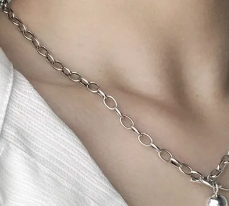 Children's, Teens' and Mothers' Necklaces:  Thai Silver Ball Necklace - Chunkier Style 45cm