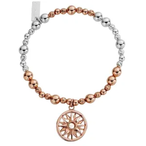 ChloBo Sun Mandala Bracelet - Two Tone