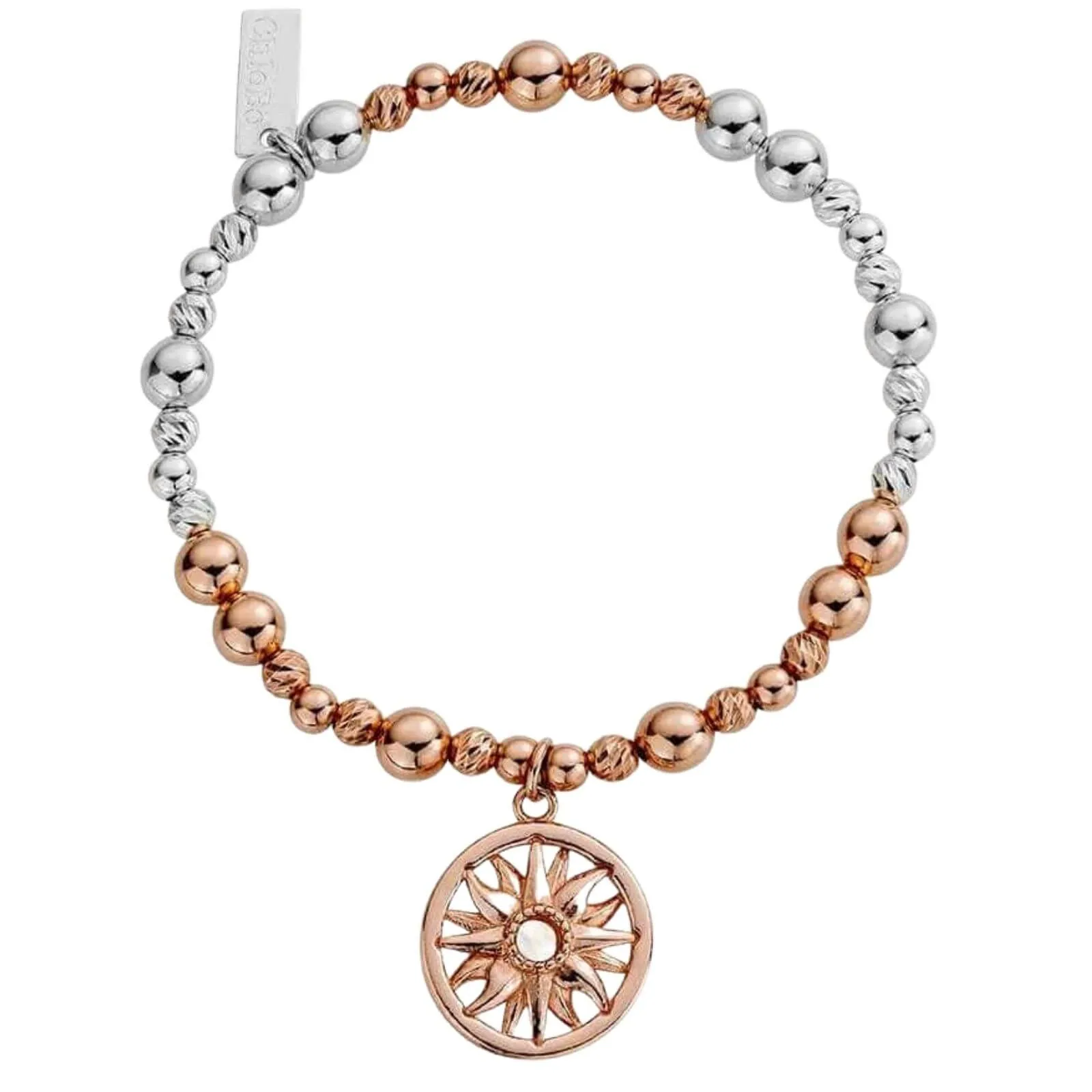 ChloBo Sun Mandala Bracelet - Two Tone