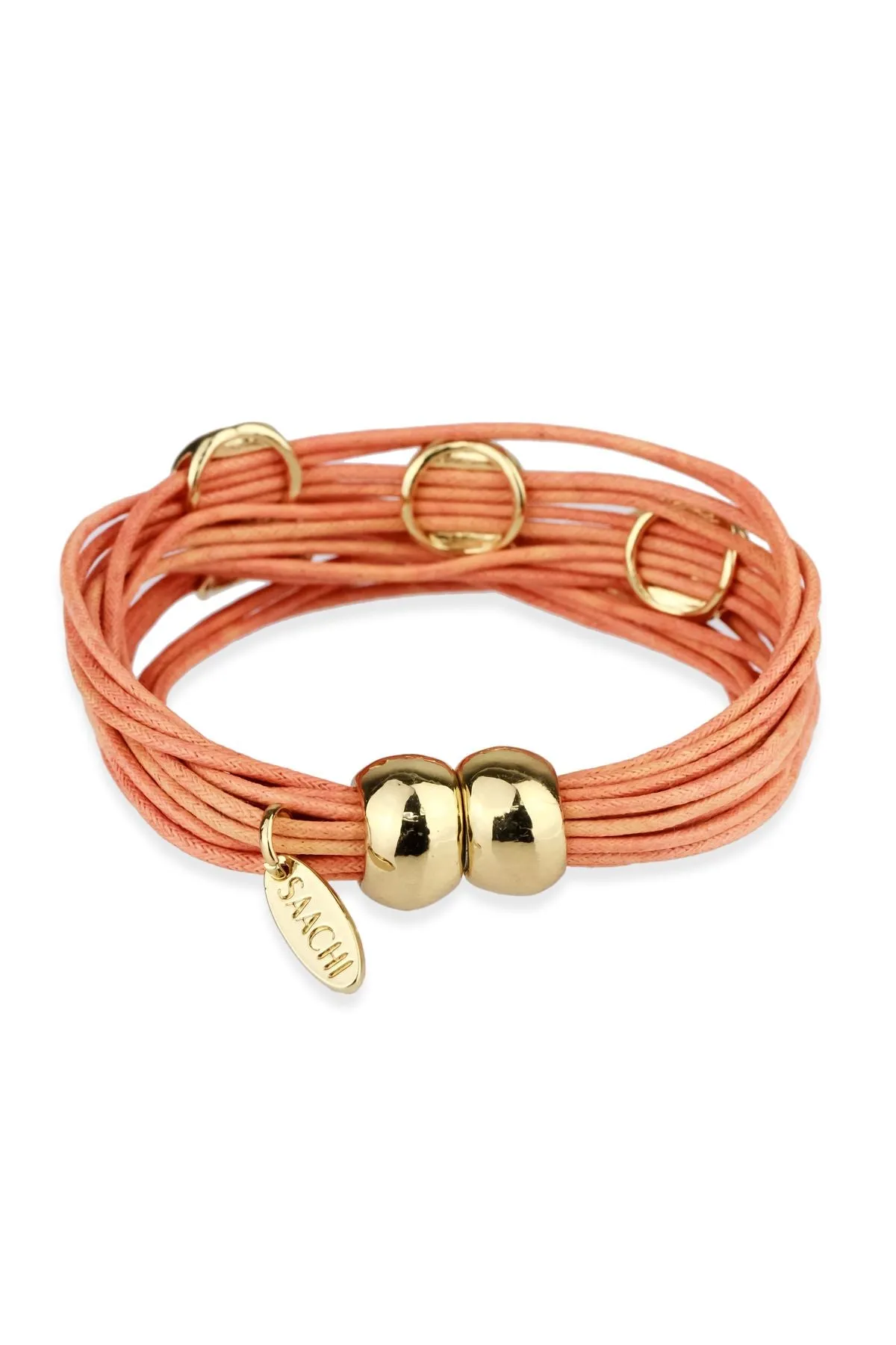 Circle Charm String Bracelet