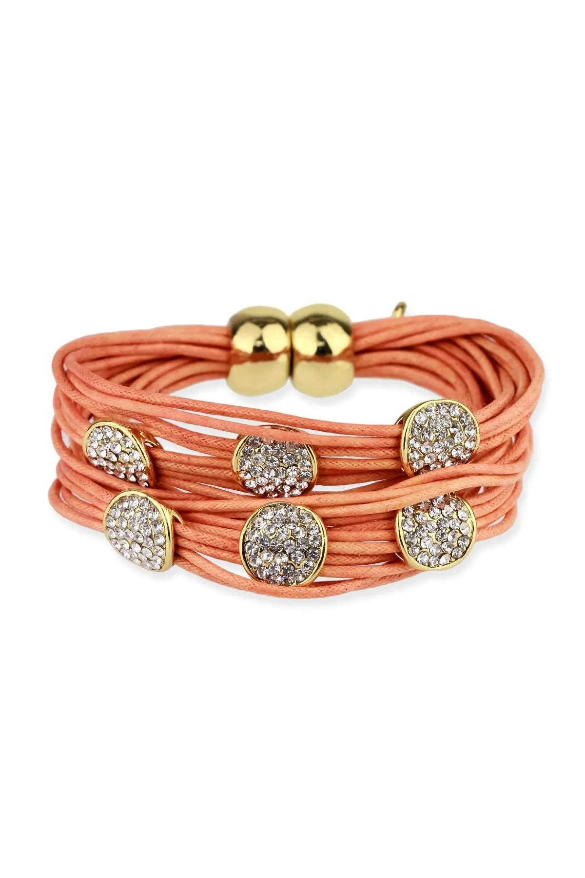 Circle Charm String Bracelet