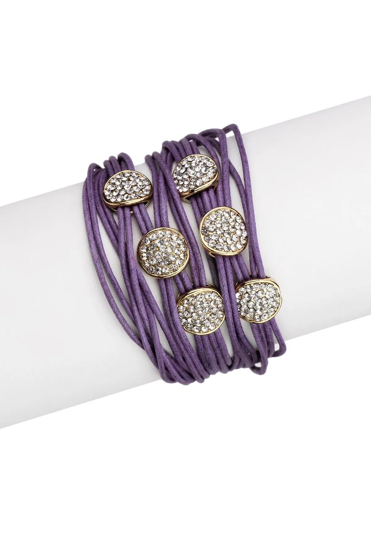 Circle Charm String Bracelet