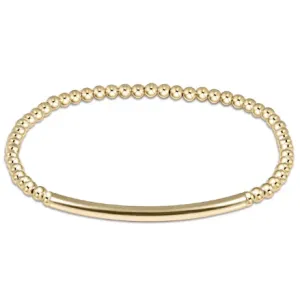 CLASSIC GOLD 3MM BEAD- BLISS BAR SMOOTH