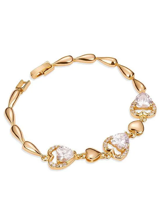 Coloured Cubic Zirconia tennis bracelet