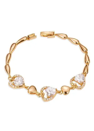 Coloured Cubic Zirconia tennis bracelet