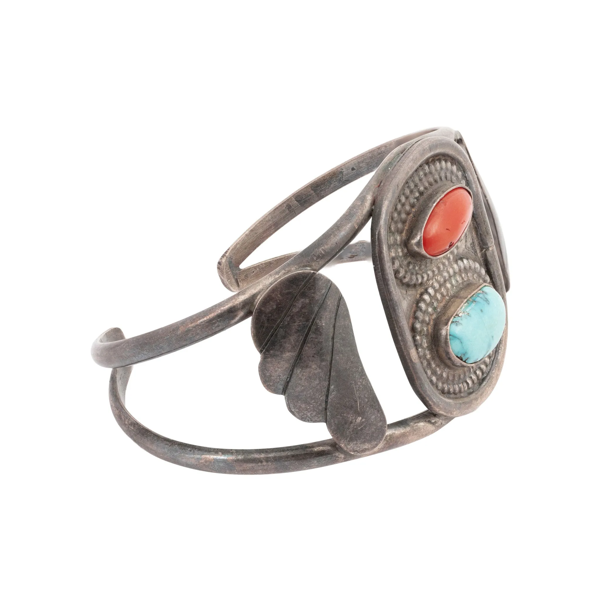 Coral and Turquoise Bracelet