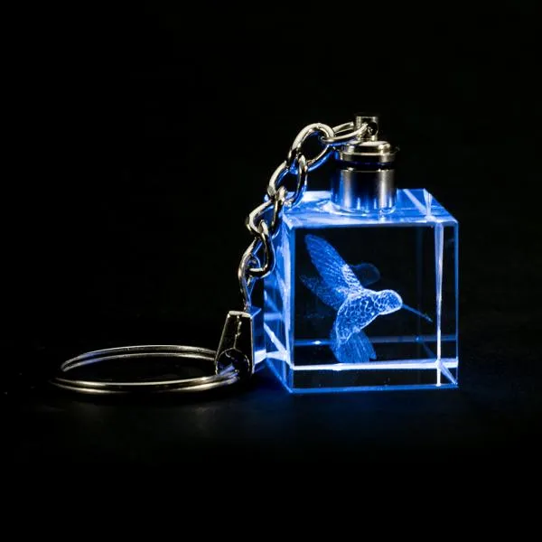 Crystal Keychain - Hummingbird