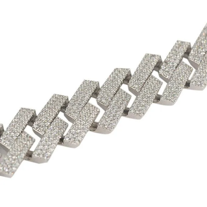 CZ CUBAN BRACELET