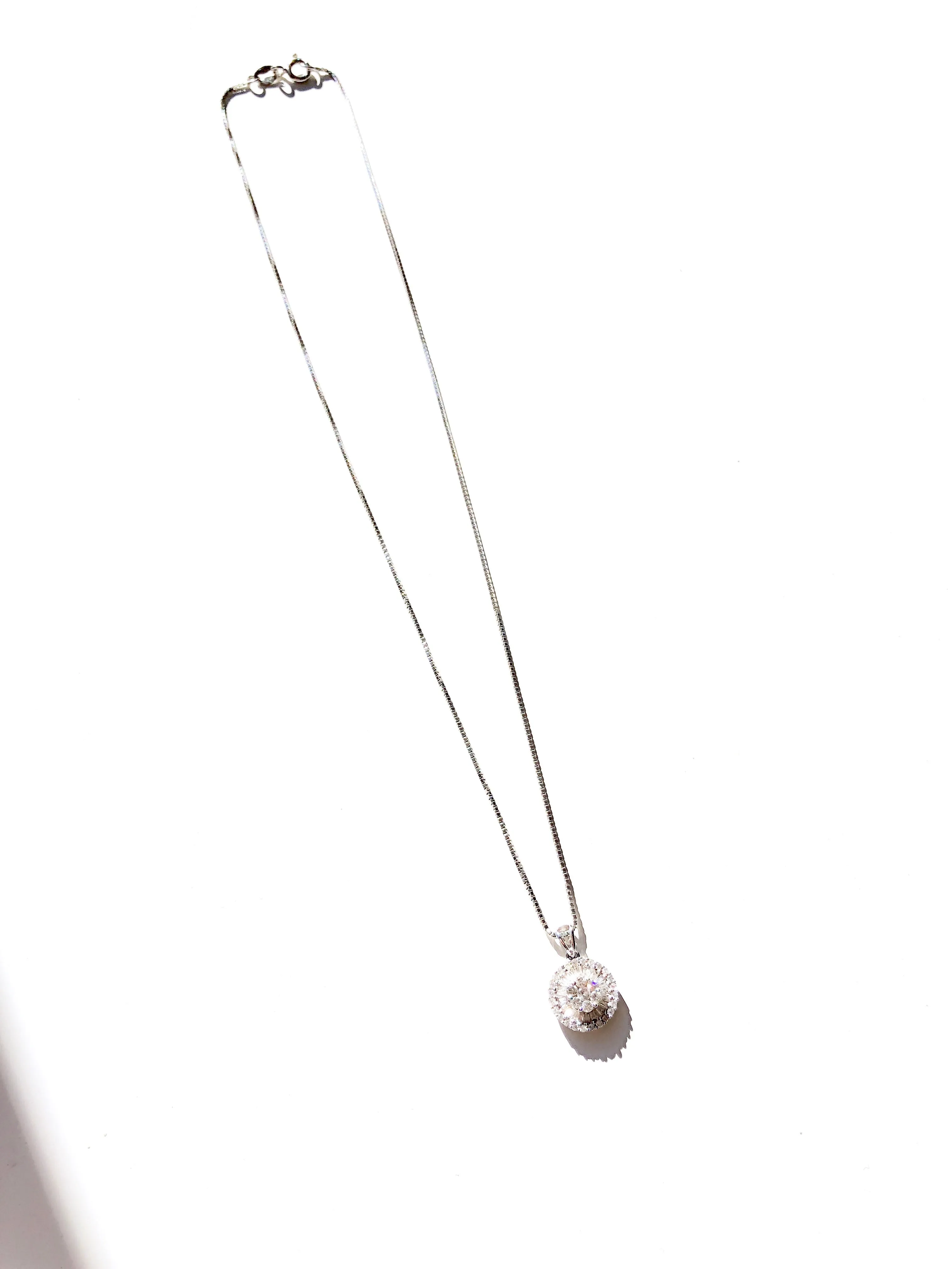Dandelion Natural Diamond Necklace