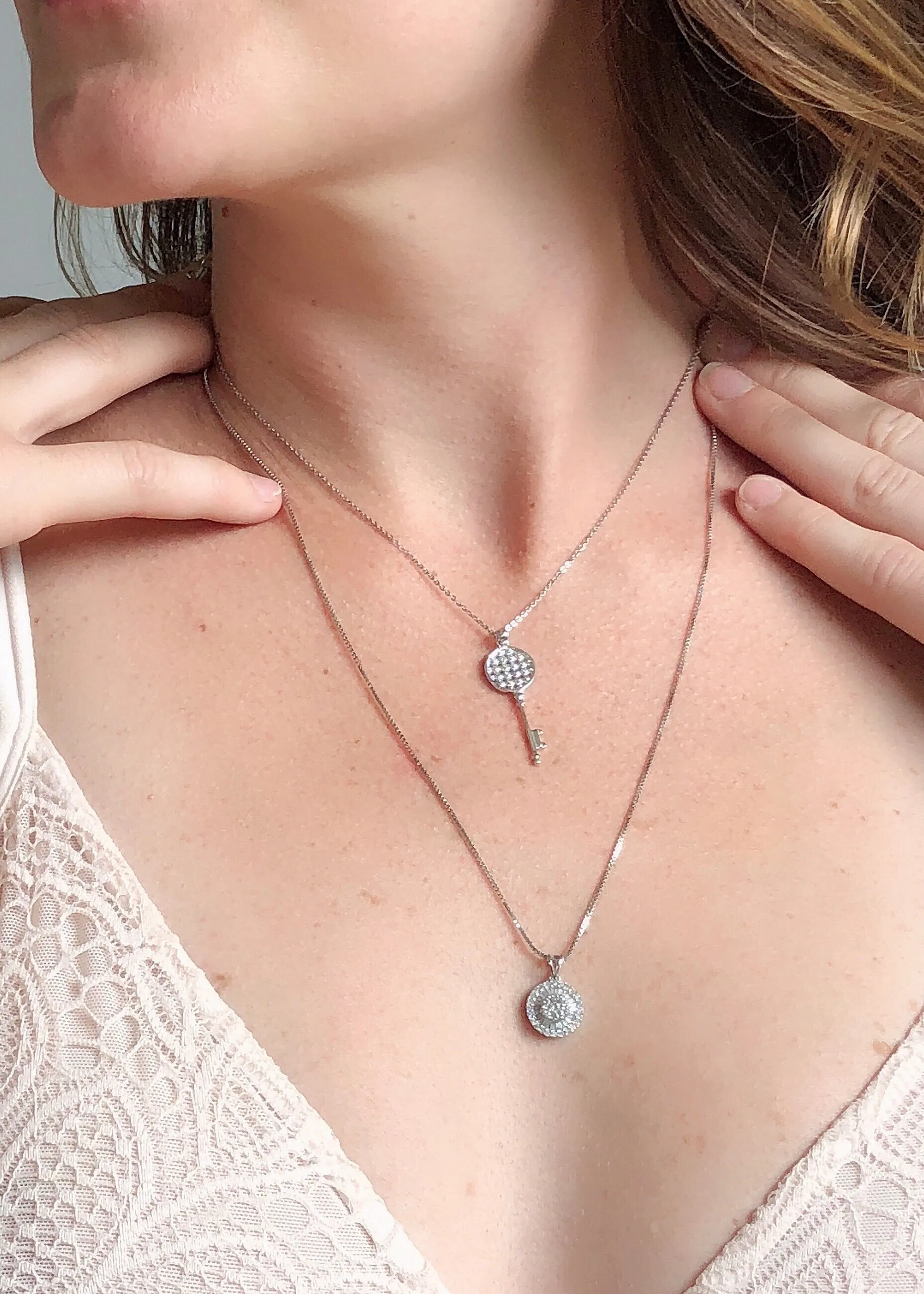 Dandelion Natural Diamond Necklace