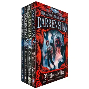 Darren Shan The Saga of Larten Crepsley Series 4 Books Collection Set (Birth of a Killer)