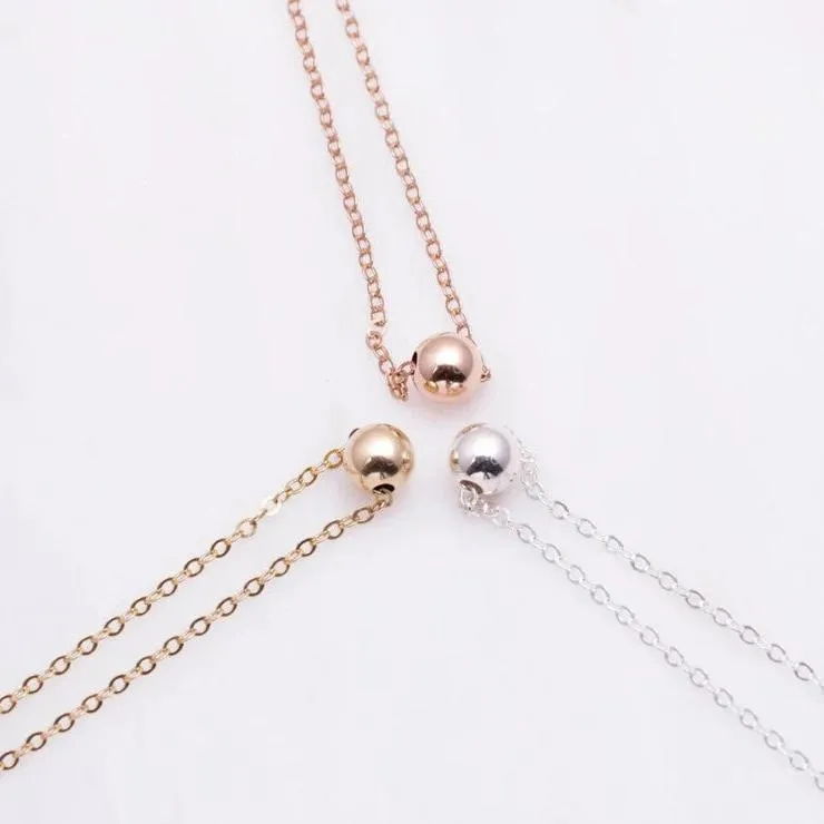 Delicate Tiny Bead Necklace