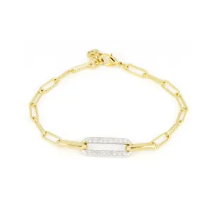 Diamante - Large Pavé Link Bracelet