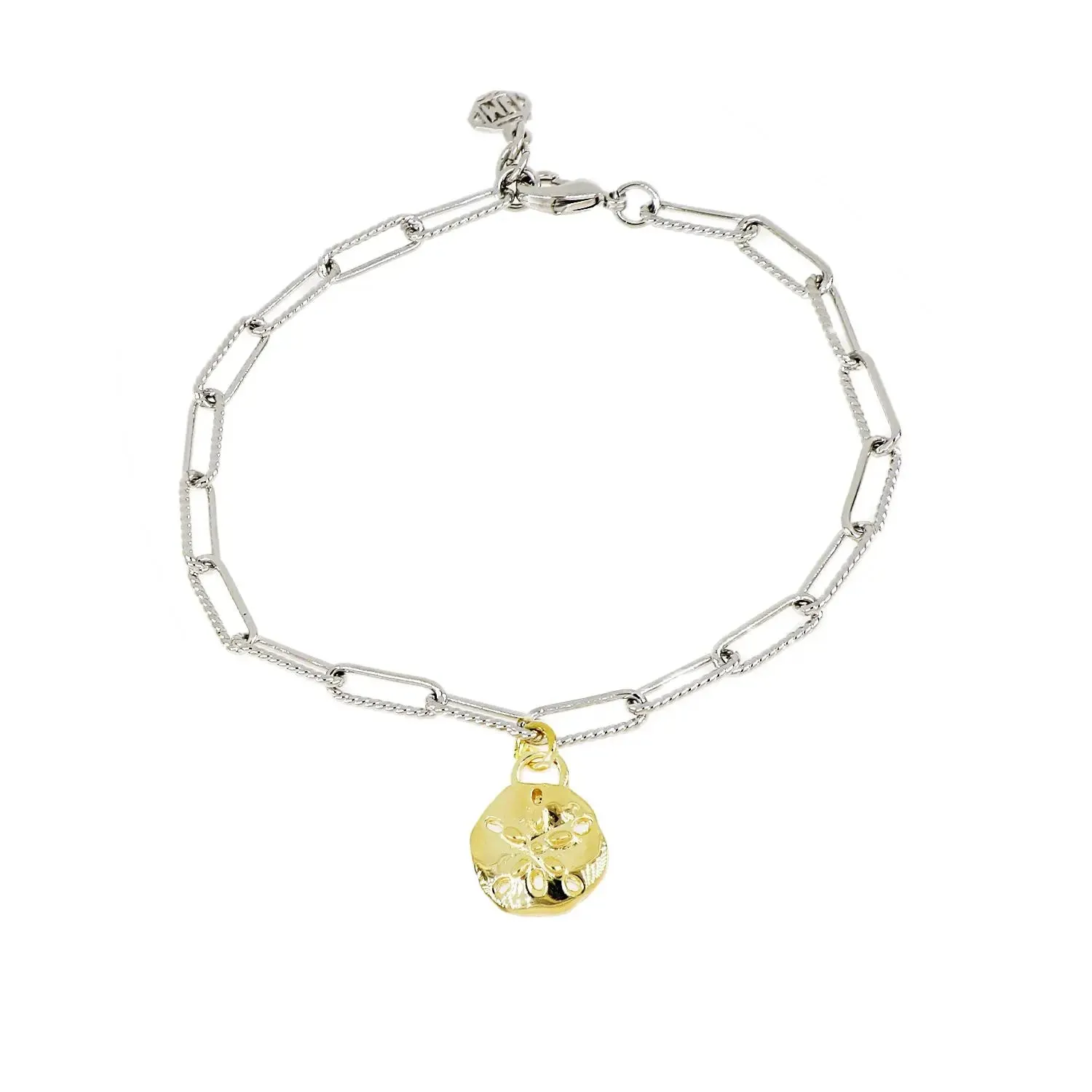 Diamante - Sand Dollar Charm Bracelet